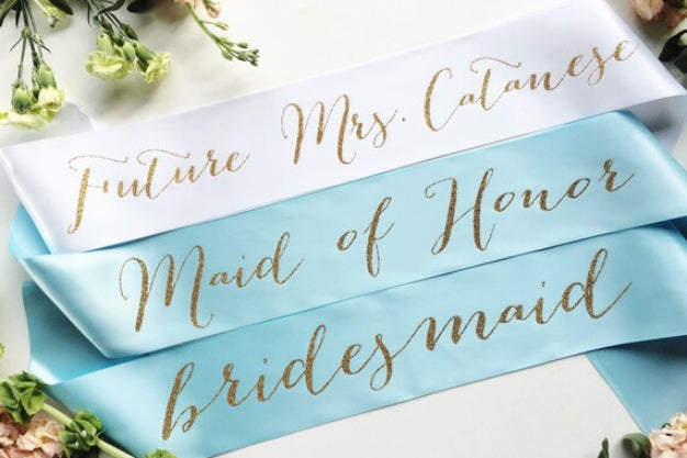 Creating a Cohesive Bridal Party Look with Sashes
